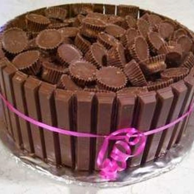 Valentine's Day Candy Cake