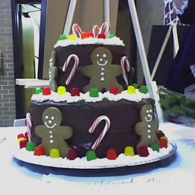 Christmas Cake For The Heart Transplant Foundation Auction