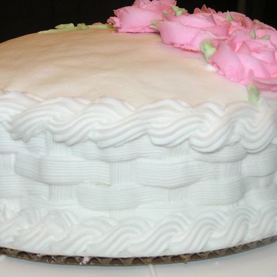 Final Cake From Wilton I - Basketweave