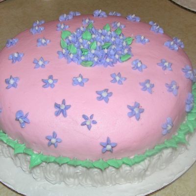 A Little Cake I Made For My Mother-In-Law; She Loved The Gesture!