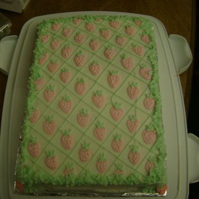 Strawberry Sheet Cake