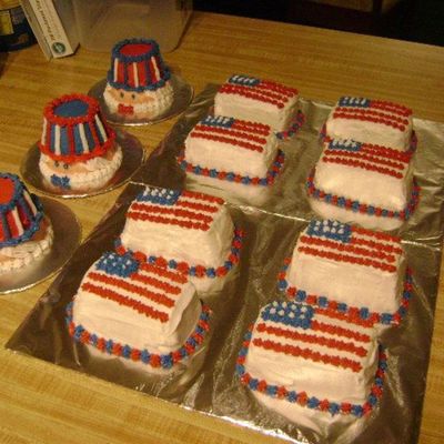 Uncle Sam And Mini Flags