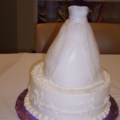 Wedding Dress Cake