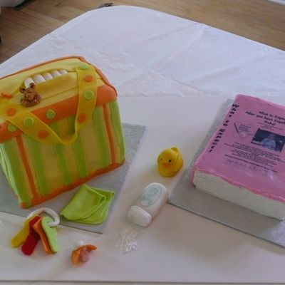 Diaper Bag, Book And Goodies