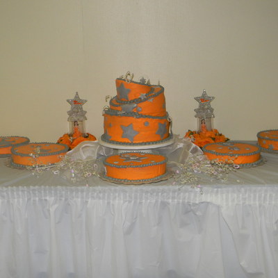 Orange And Stars Topsy Turvey