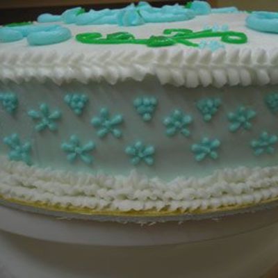 Blue And White Close Up