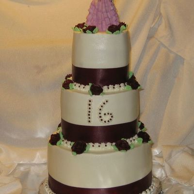 Sweet 16 Birthday Cake