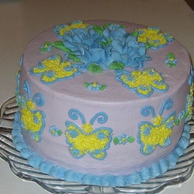 Butterfly Birthday Cake