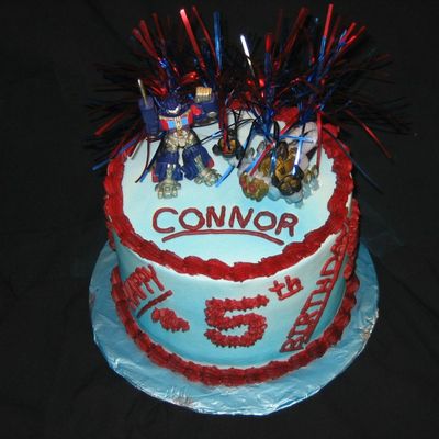 Transformer Birthday Cake