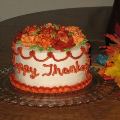Thanksgiving Cake For Dinner Thursday