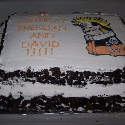 Naruto Birthday Cake