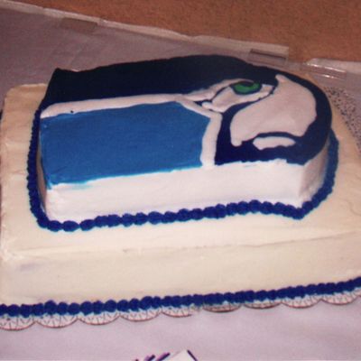 Seattle Seahawks Groom's Cake