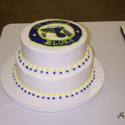 St Louis Blues Groom's Cake