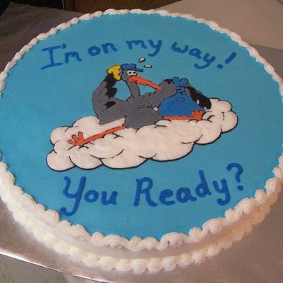 Stork Babyshower Cake