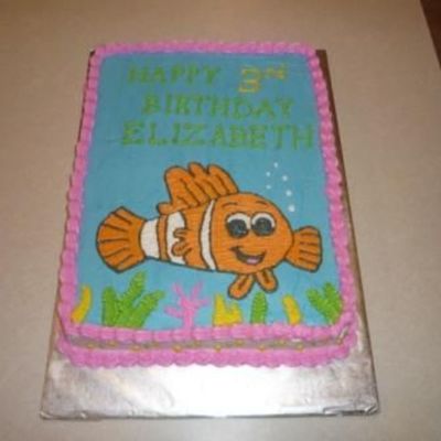 Nemo Birthday Cake