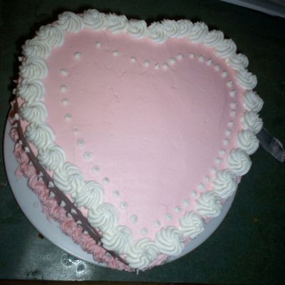 Heart Shaped Buttercream
