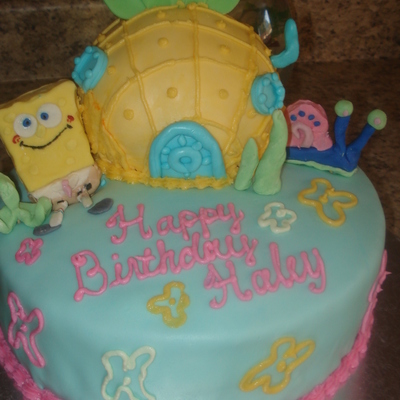 Spongebob Birthday Cake