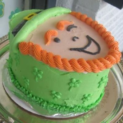 Side Of Leprechaun Cake