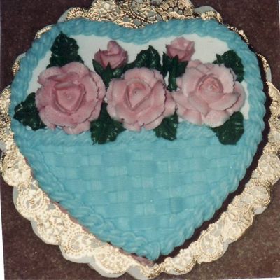 Small Basket Of Roses