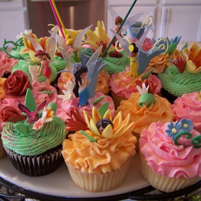 Tinker Bell Cupcakes