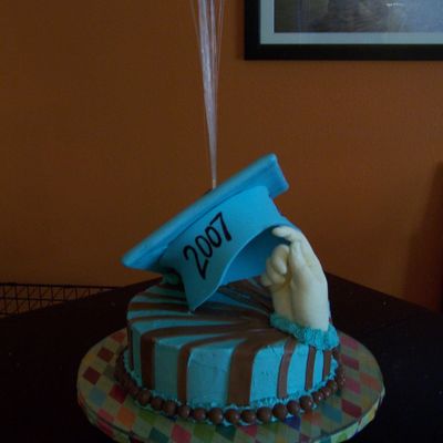 Grad Cake With Hat