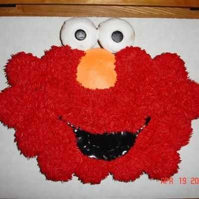 Elmo Cupcake Cake