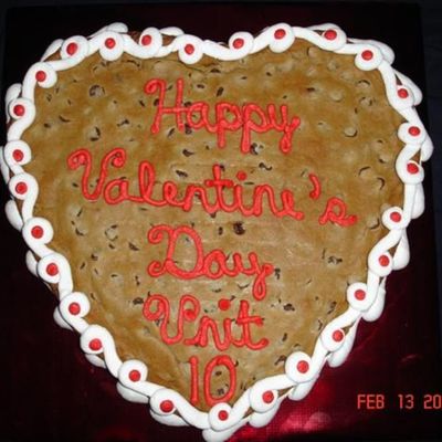 Valentine's Day Cookie Cake