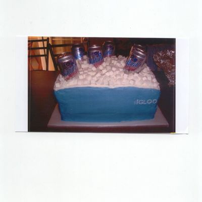 Beer Cooler Cake