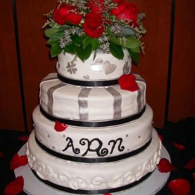 1St Wedding Cake I Got Paid For! :-)