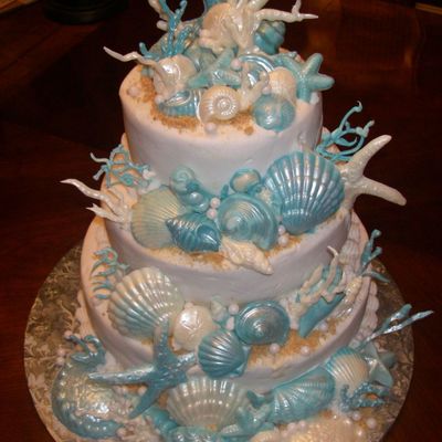 Seashell Wedding Cake
