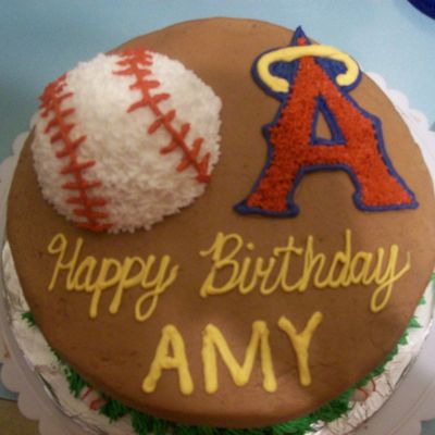 California Angels Cake