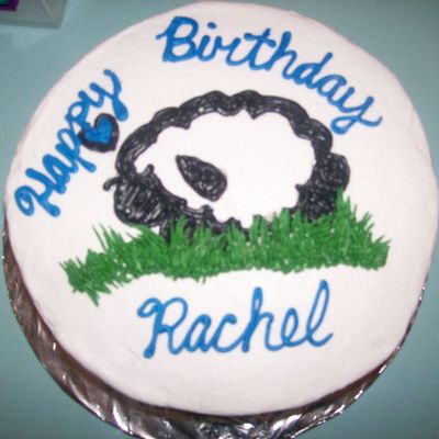 Sheep Birthday Cake
