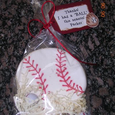 Baseball Cookie