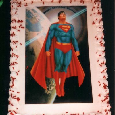 Superman B/day Cake For Nathan