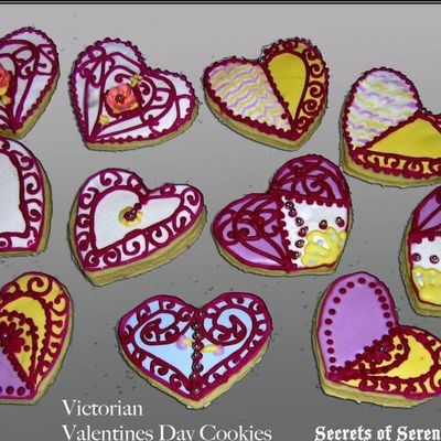 Valentine Victorian Cookies