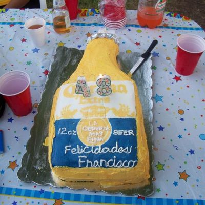 Corona Bottle Cake