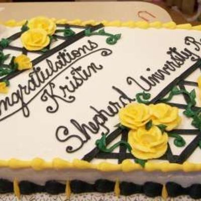 Shepherd Rams Girl Graduation Cake