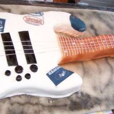 Bass Guitar Cake