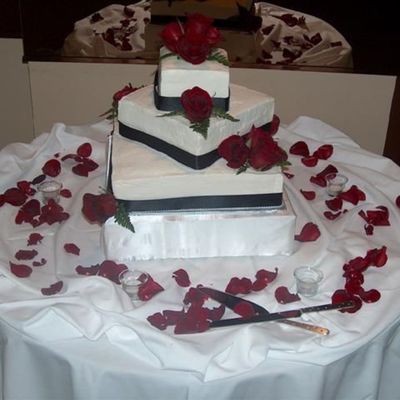 Square Wedding Cake