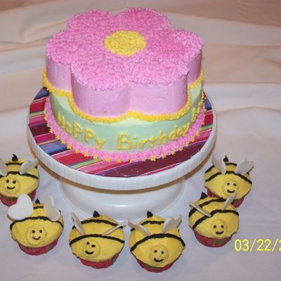 Flower & Bees