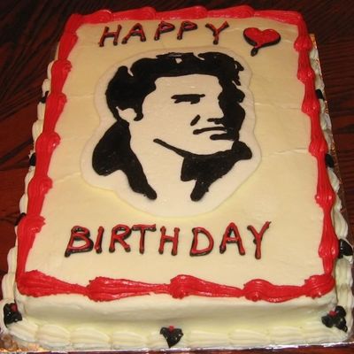 Elvis Birthday Cake