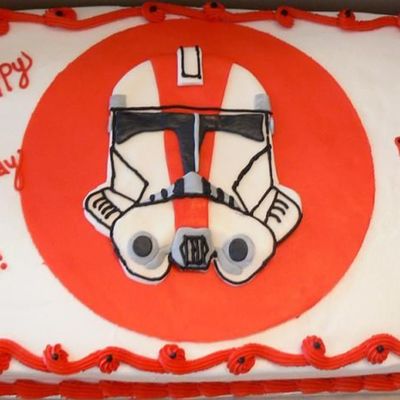 Storm Trooper Cake