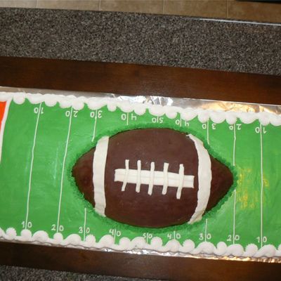 Denver Broncos Cake