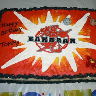 Bakugan Cake