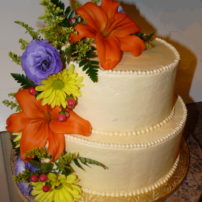 Fresh Flower Cake