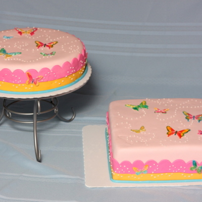 Butterfly Birthday Cake