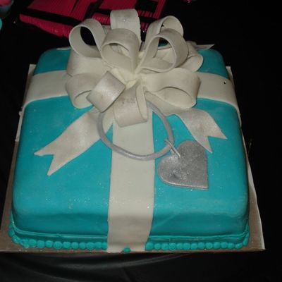 Tiffany Box Birthday Cake
