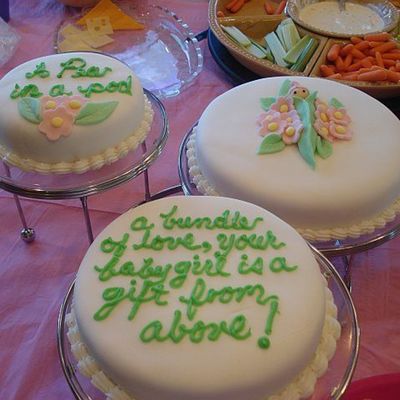 Pea In A Pod Baby Shower Cake