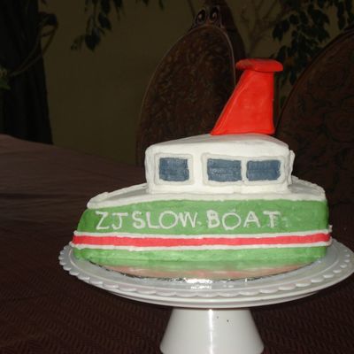 Yacht Boat Cake