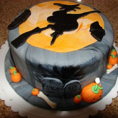Halloween Witch Cake